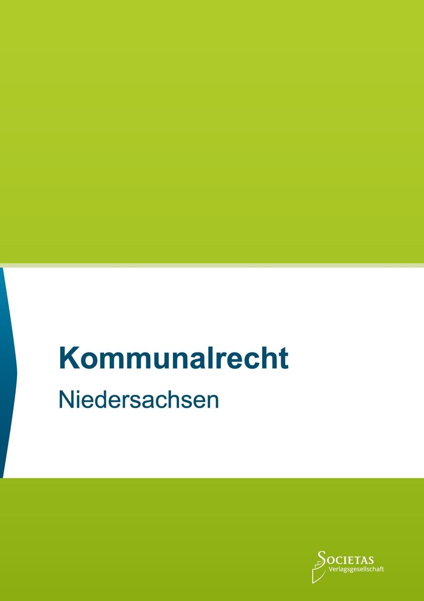 'Kommunalrecht Niedersachsen' von '' Buch '9783969220078'
