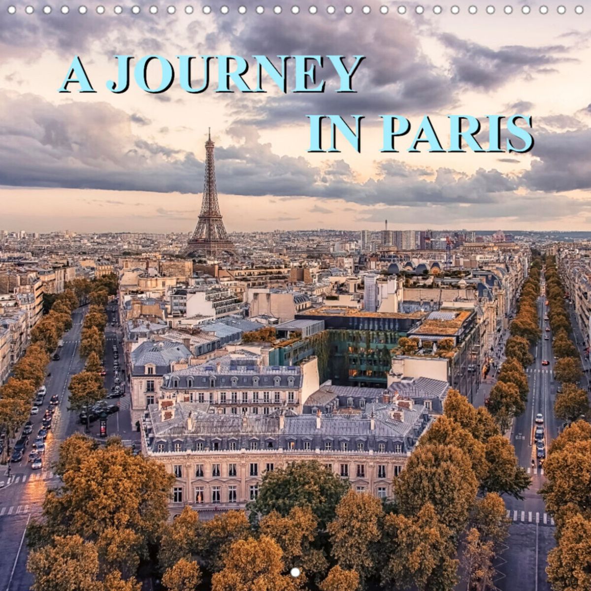 'A Journey In Paris (Wall Calendar 2023 300 × 300 mm Square)' 'Kalender'