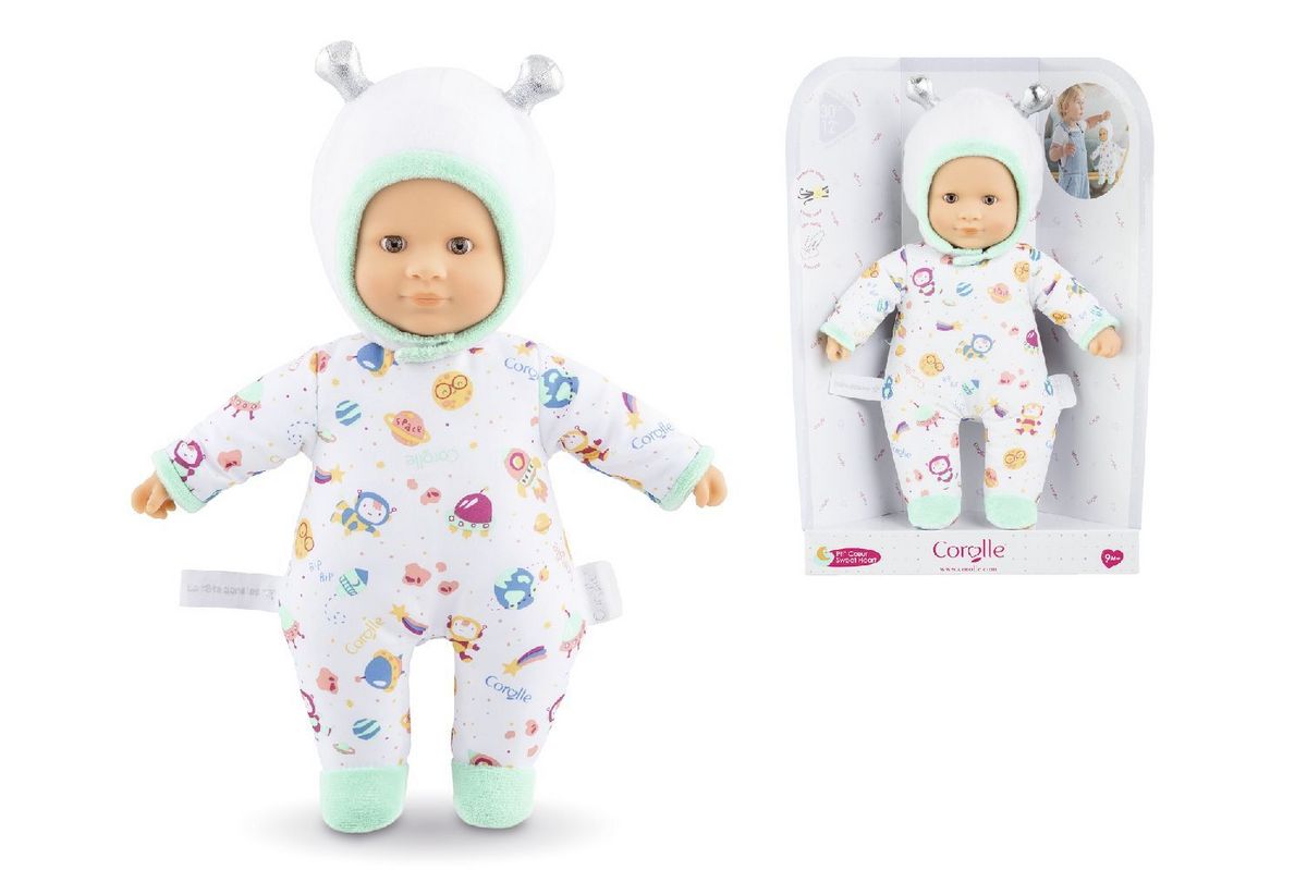 Corolle Mon Doudou Sweetheart - Bambola Morbida 30 Cm Con Cappuccio E Profumo Di Vaniglia