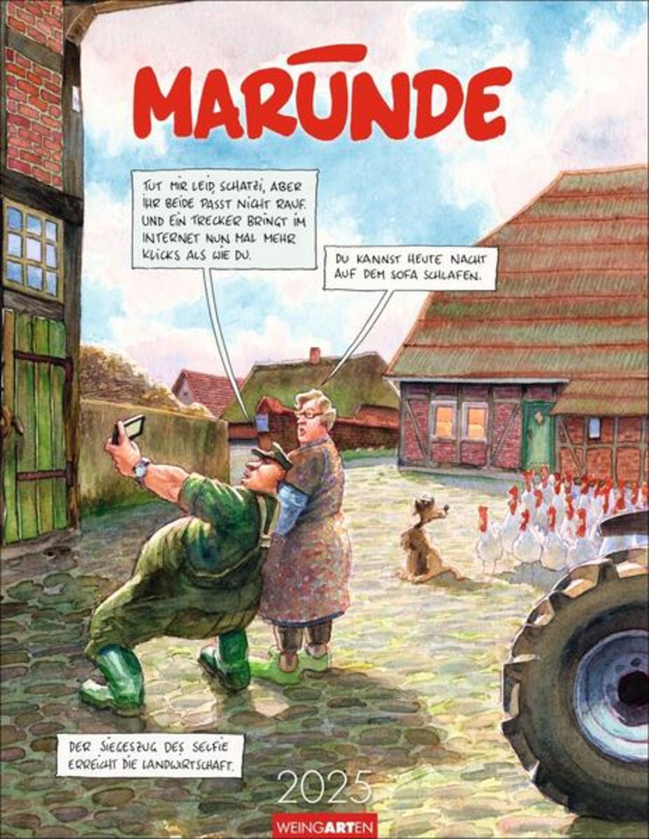 Marunde Kalender 2025 - Wandkalender  Thalia