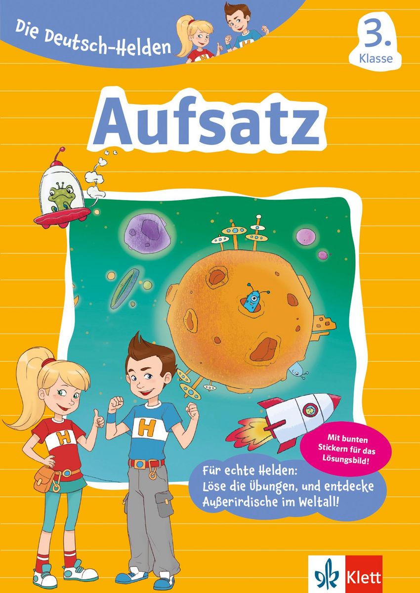 Klett Die Deutsch-Helden Aufsatz 3. Klasse - Deutsch Schulbuch - 978-3