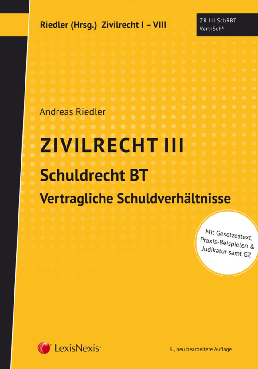 Studienkonzept Zivilrecht / Zivilrecht III - Schuldrecht Besonderer ...