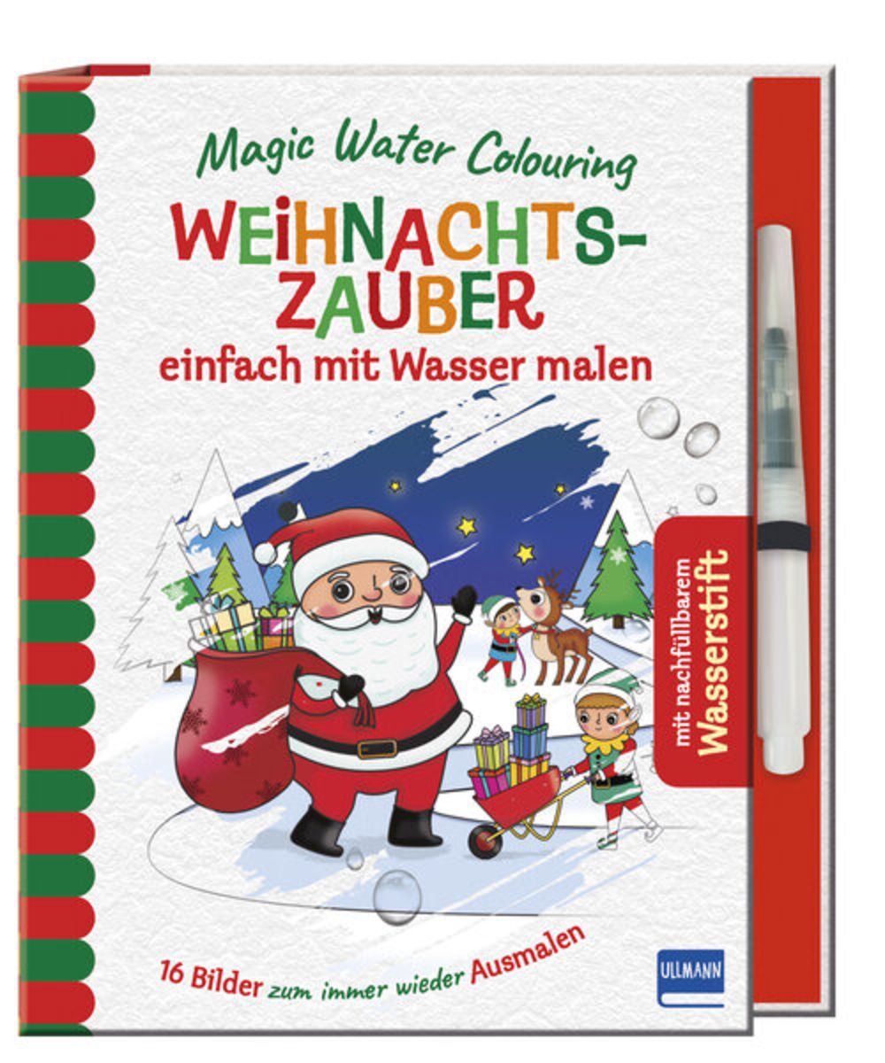 Magisches Malbuch Mit Wasser-Stift – Wiederverwendbar, Für Kinder Ab 3 Jahren