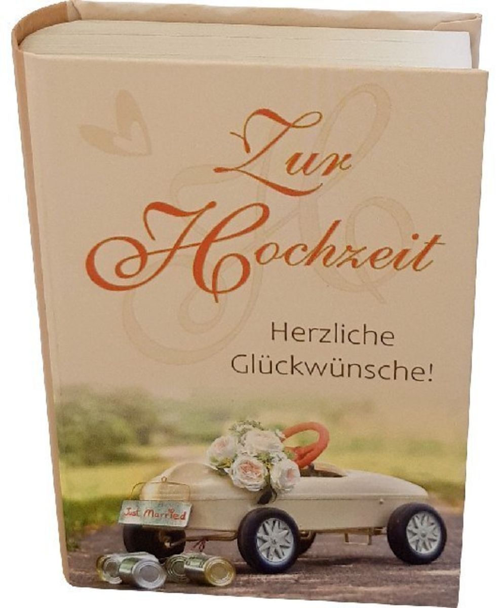 Geschenkschachtel "Buch" Zur Hochzeit Stifte, Füller & Co