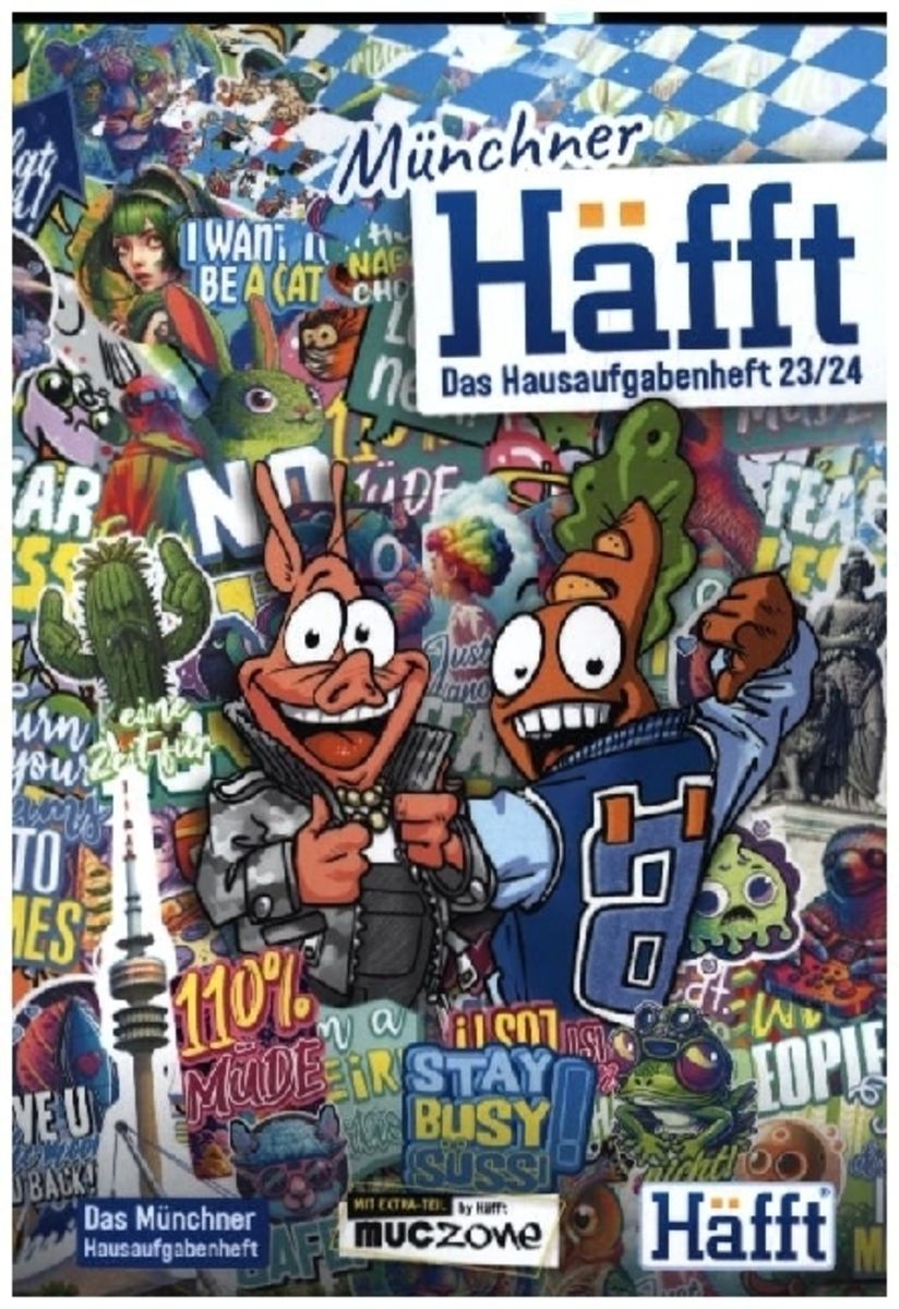 Häfft Hausaufgabenheft 22/23 - Designauswahl München - Häfft Verlag