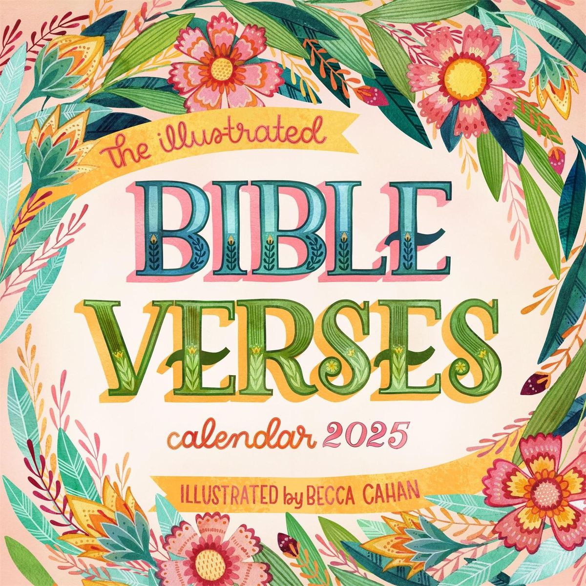 'Illustrated Bible Verses Wall Calendar 2025' 'Lebensfreude