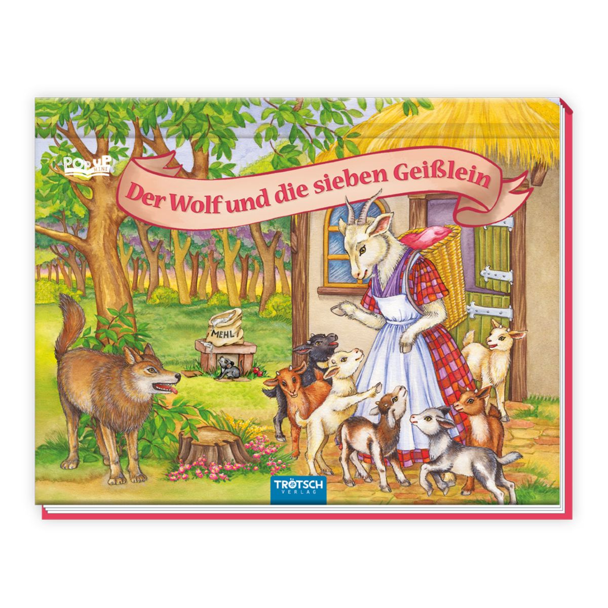 Der Wolf und die sieben Geißlein ポップアップ troetsch-maerchenbuch-pop-up-