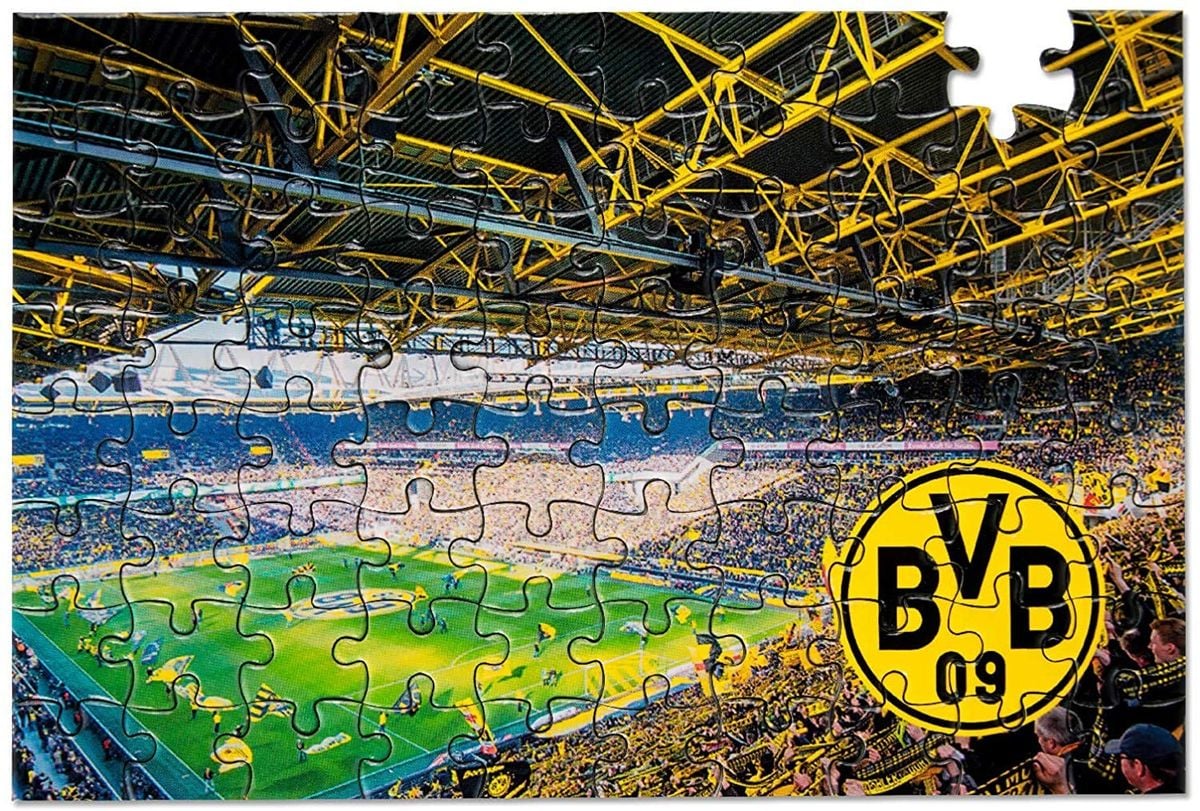 Borussia Dortmund BVB 89140401 Auto-Aufkleber in Schwarz 