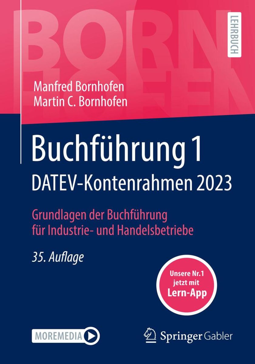 'Buchführung 1 DATEV-Kontenrahmen 2023' Von 'Manfred Bornhofen' - EBook