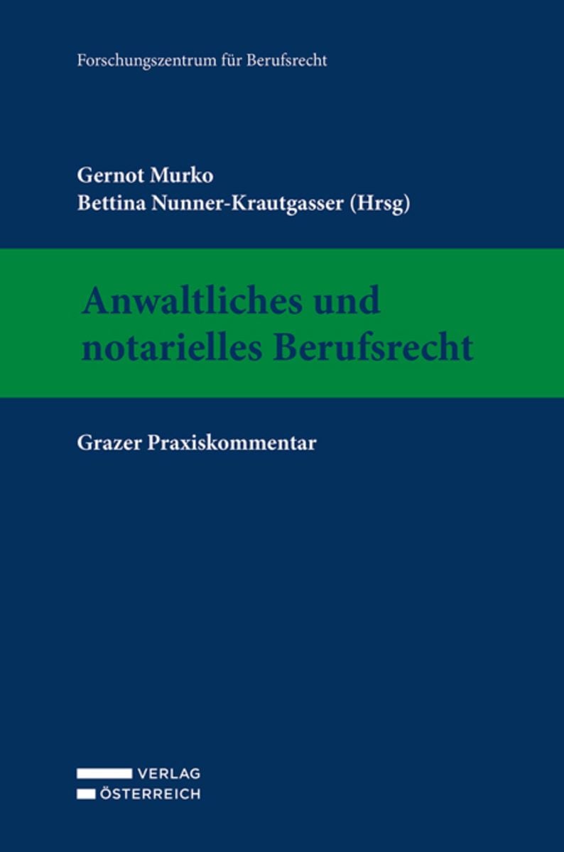 "Anwaltliches Und Notarielles Berufsrecht" Online Kaufen | Thalia