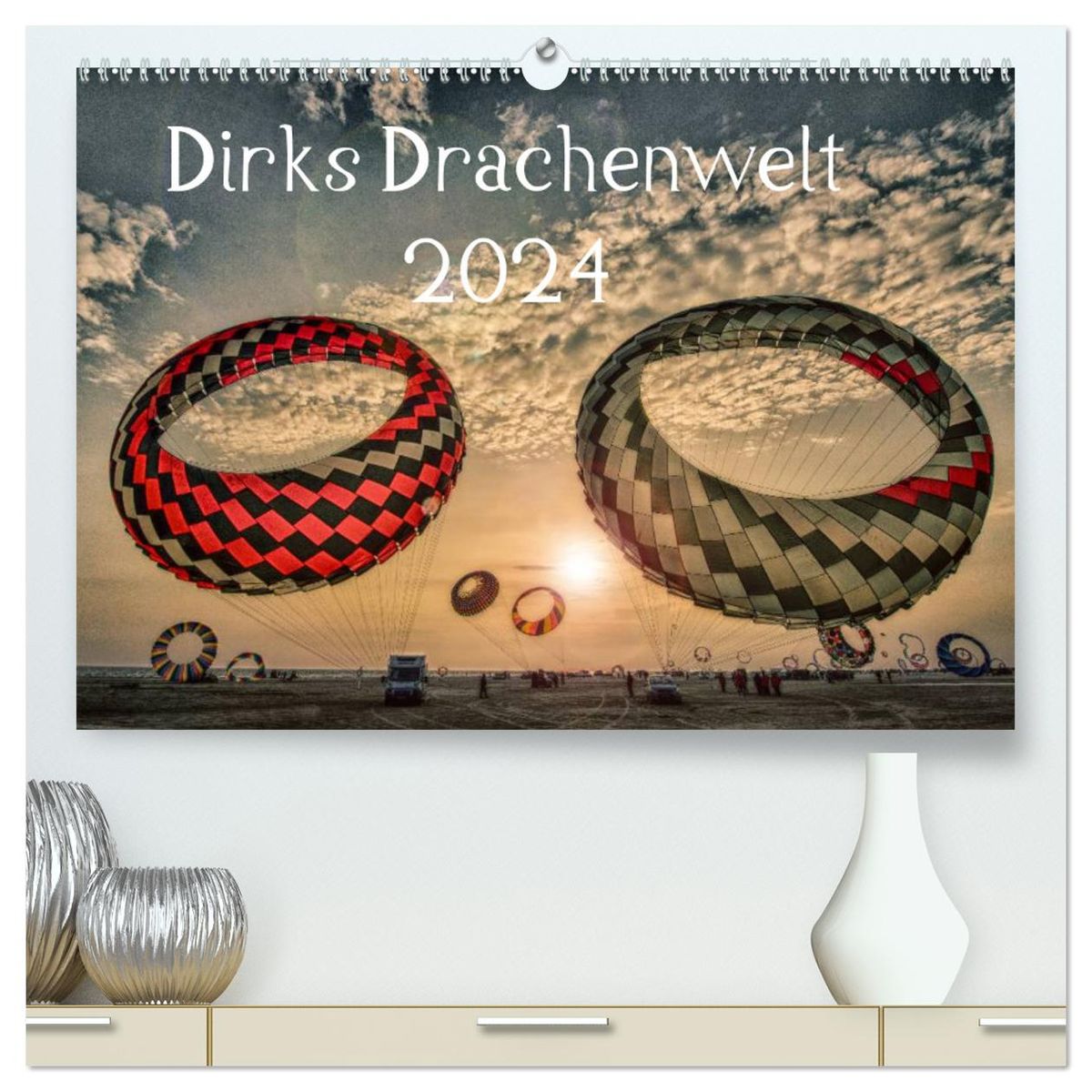 'Dirks Drachenwelt (hochwertiger Premium Wandkalender 2024 DIN A2 quer