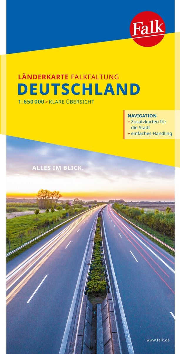 'Falk Länderkarte Falkfaltung Deutschland 1:650.000' von '' - Buch - '978-3-8279-1904-5'