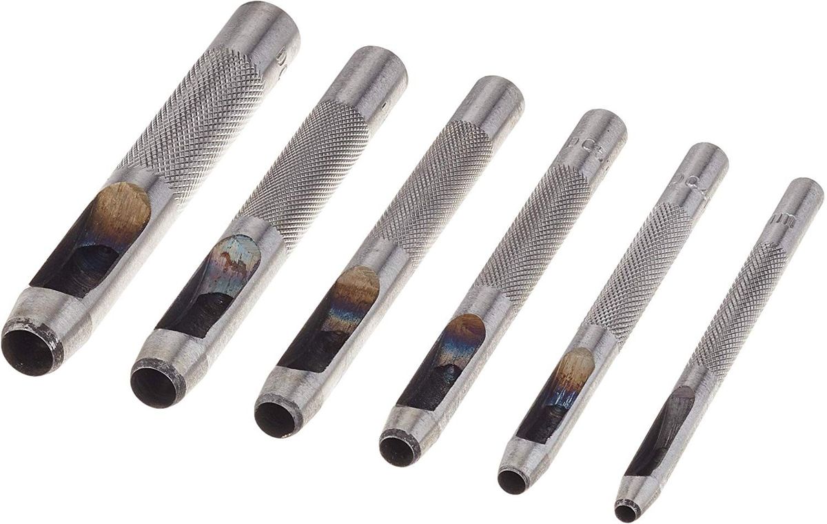 CoCud Lochstanze Oval 6x25mm | Für Leder & Dichtungen | 45# Stahl Handwerkzeug