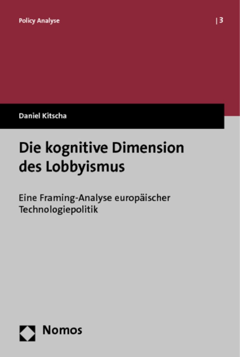 "Die Kognitive Dimension Des Lobbyismus" Online Kaufen | Thalia