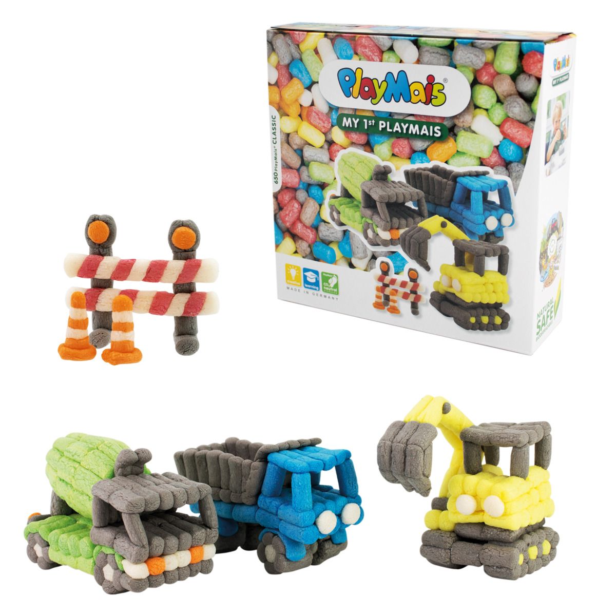 PlayMais Loick Biowertstoff - 6300 Flocons De Maïs Naturels - Jeu Créatif Sans Colle - Éducatif