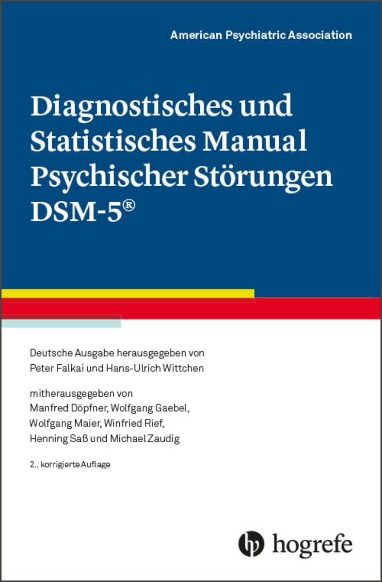 'Diagnostisches Und Statistisches Manual Psychischer Störungen DSM-5 ...