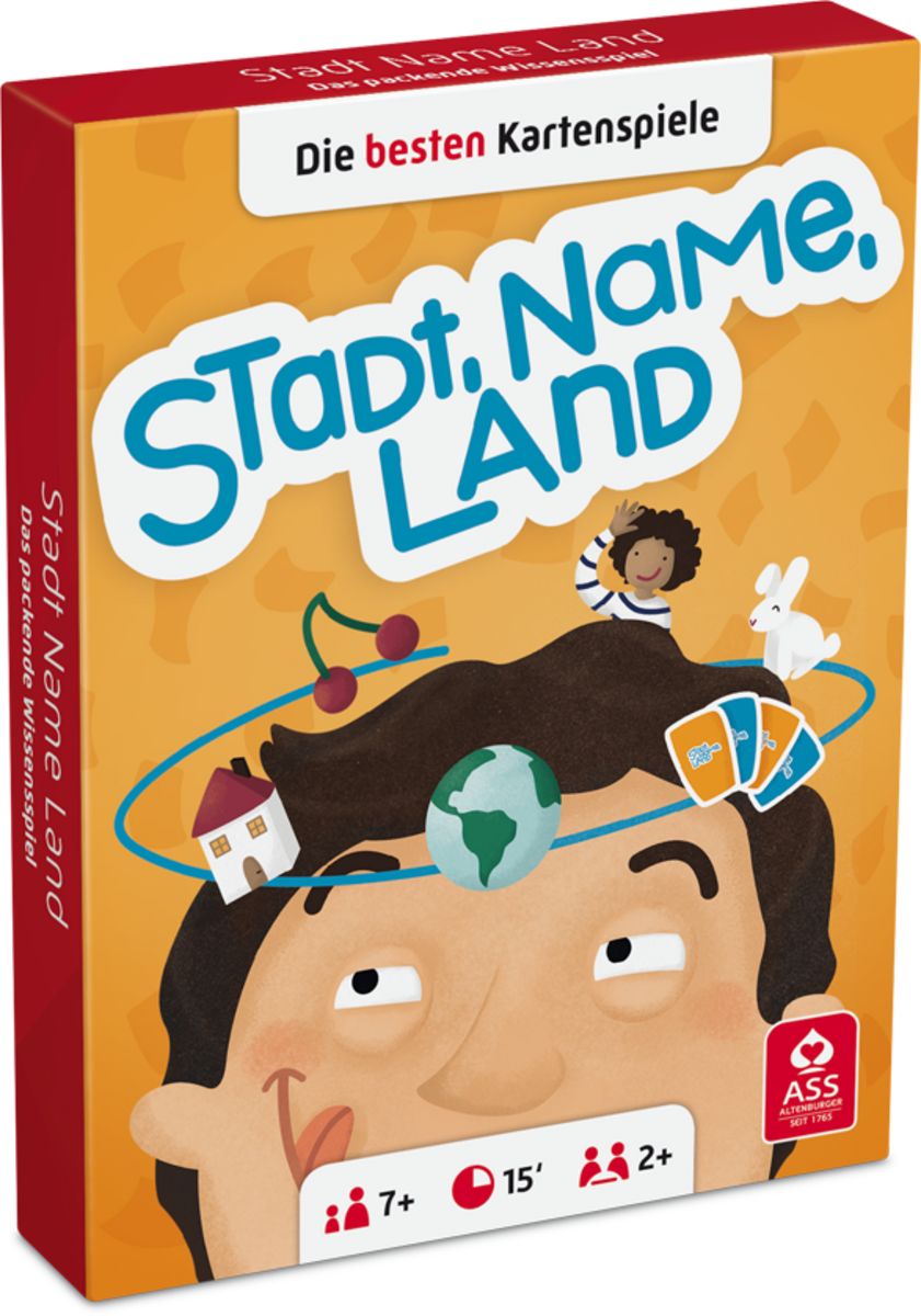ASS Altenburger Stadt, Name, Land – Familienspiel Ab 7 Jahren | 110 Karten Für 2-6 Spieler