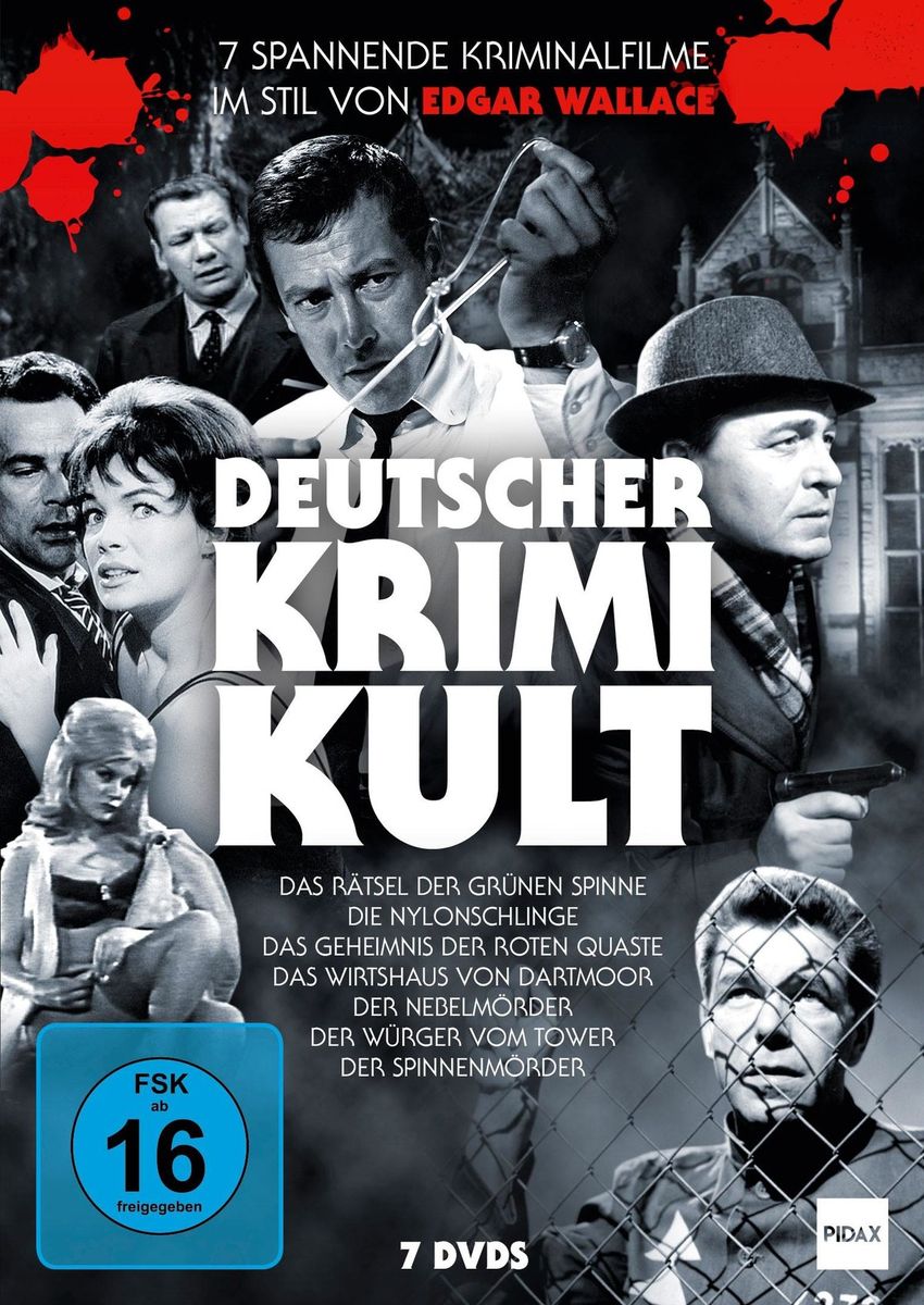 'Deutscher KrimiKult / 7 spannende Kriminalfilme im Stil von Edgar