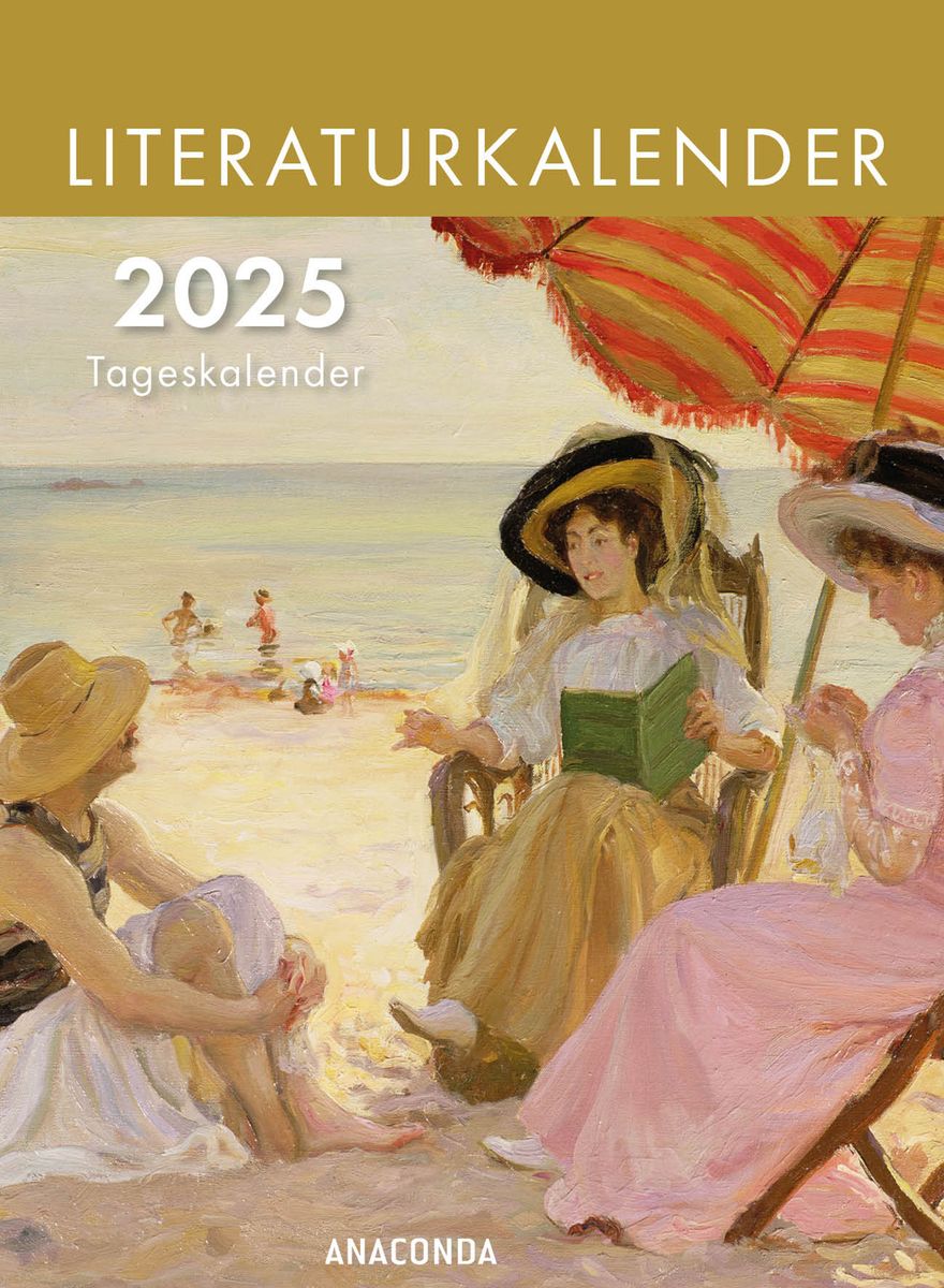 'Literaturkalender 2025. Tageskalender' 'Abreißkalender'