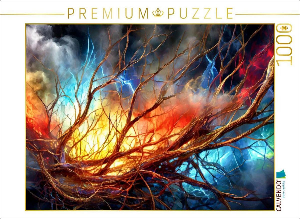 CALVENDO Puzzle „Chamäleon“ 1000 Teile – Premium-Qualität, 64x48 Cm Lege-Größe