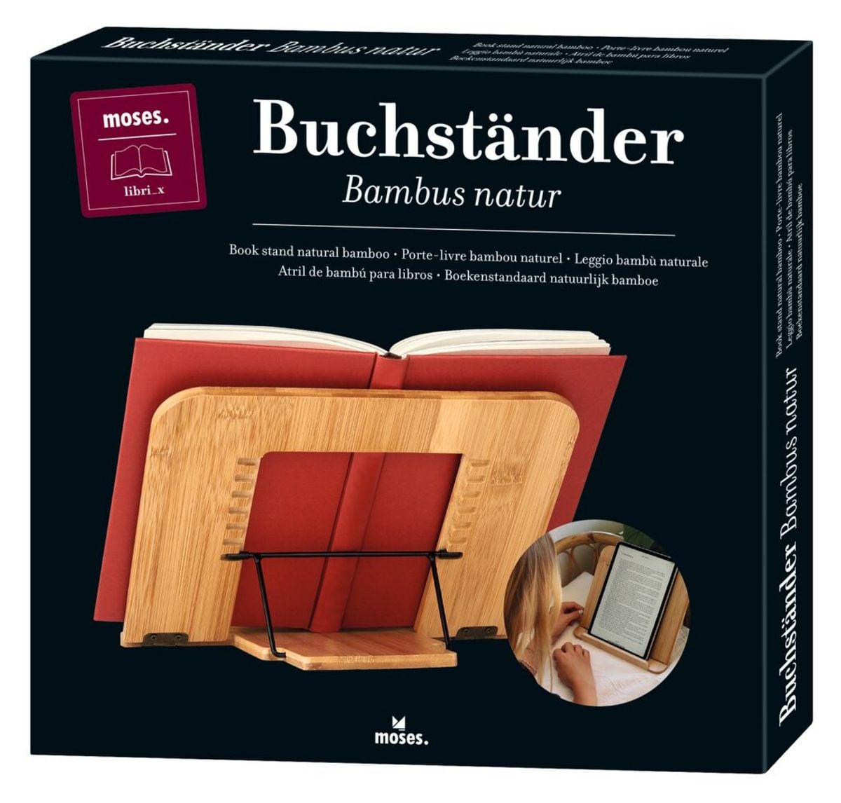 moses. libri_x Buchstnder Bambus natur kaufen