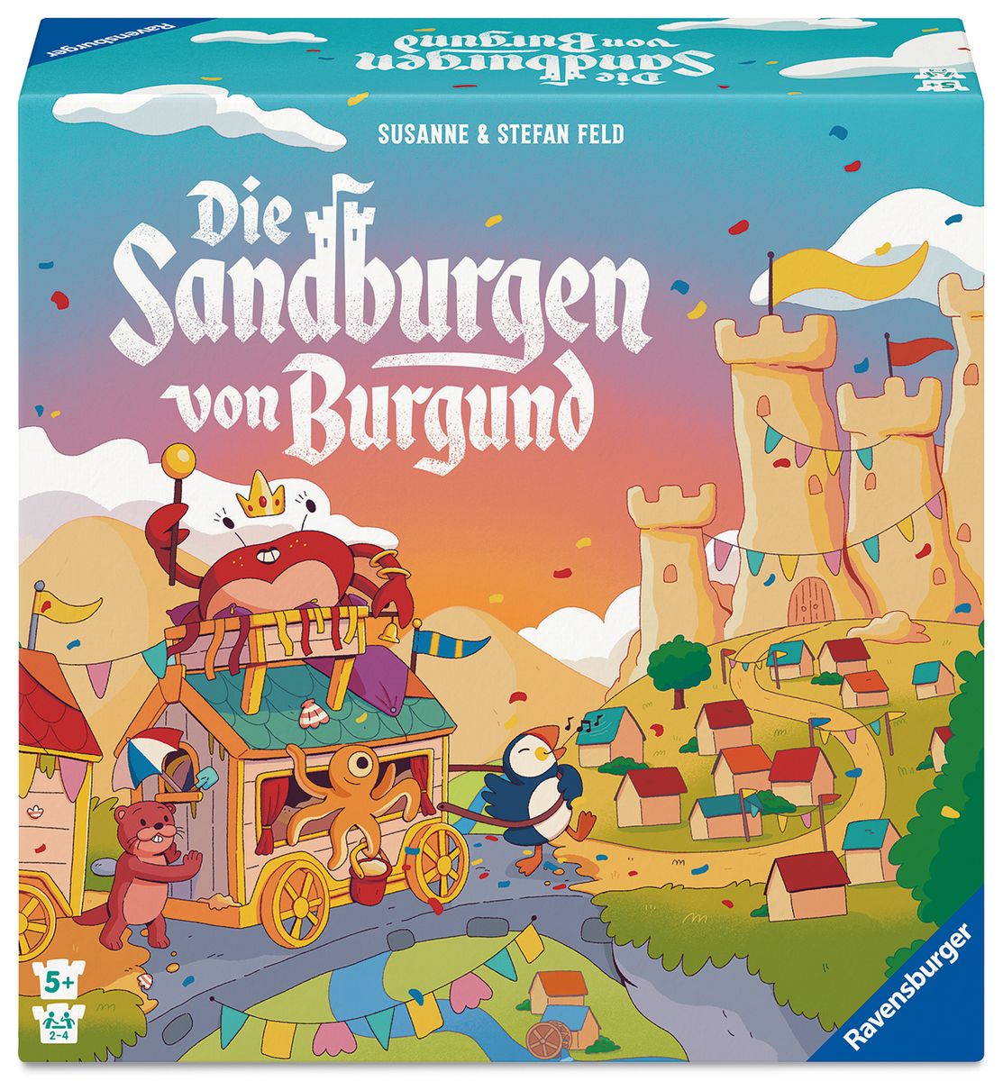 Ravensburger Sandburgen Von Burgund - Kinderspiel Ab 5 Jahren Für 2-4 Spieler
