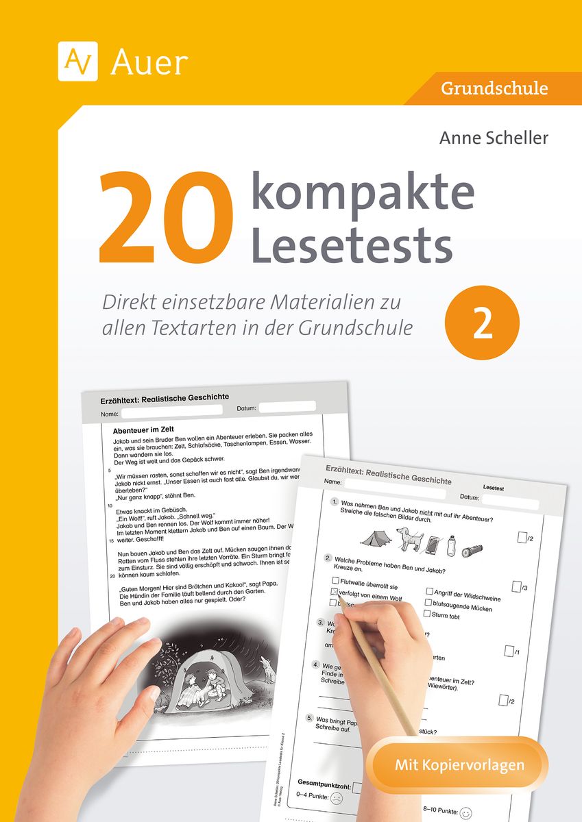 '20 Kompakte Lesetests Für Klasse 2' - 'Grundschule' Schulbuch - '978-3 ...