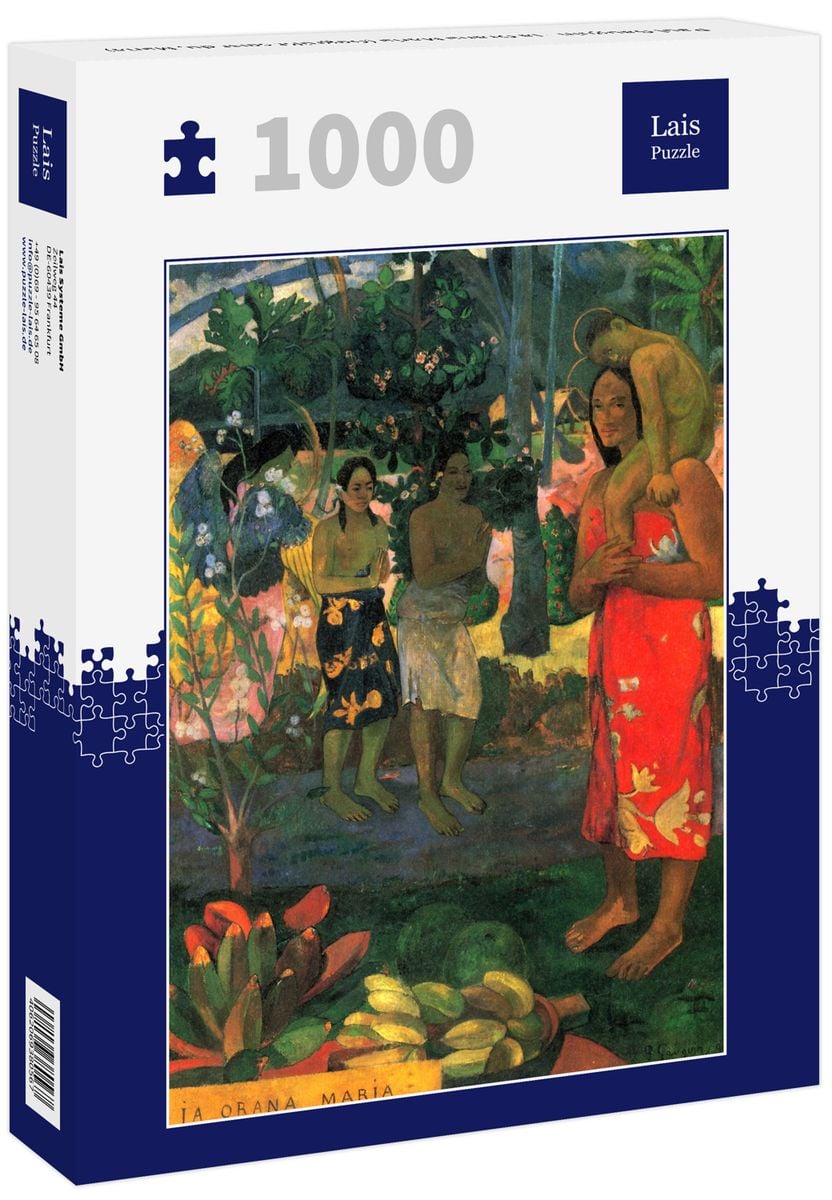 Comic Lais Puzzle Paul Gauguin Herrliches Geheimnis 1000 Teile -  Postimpressionismus Kunst Puzzle 1000 Teile, image size:832x1200