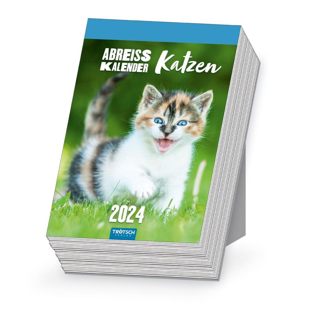 'Trötsch Abreißkalender Katzen 2024' 'Abreißkalender'