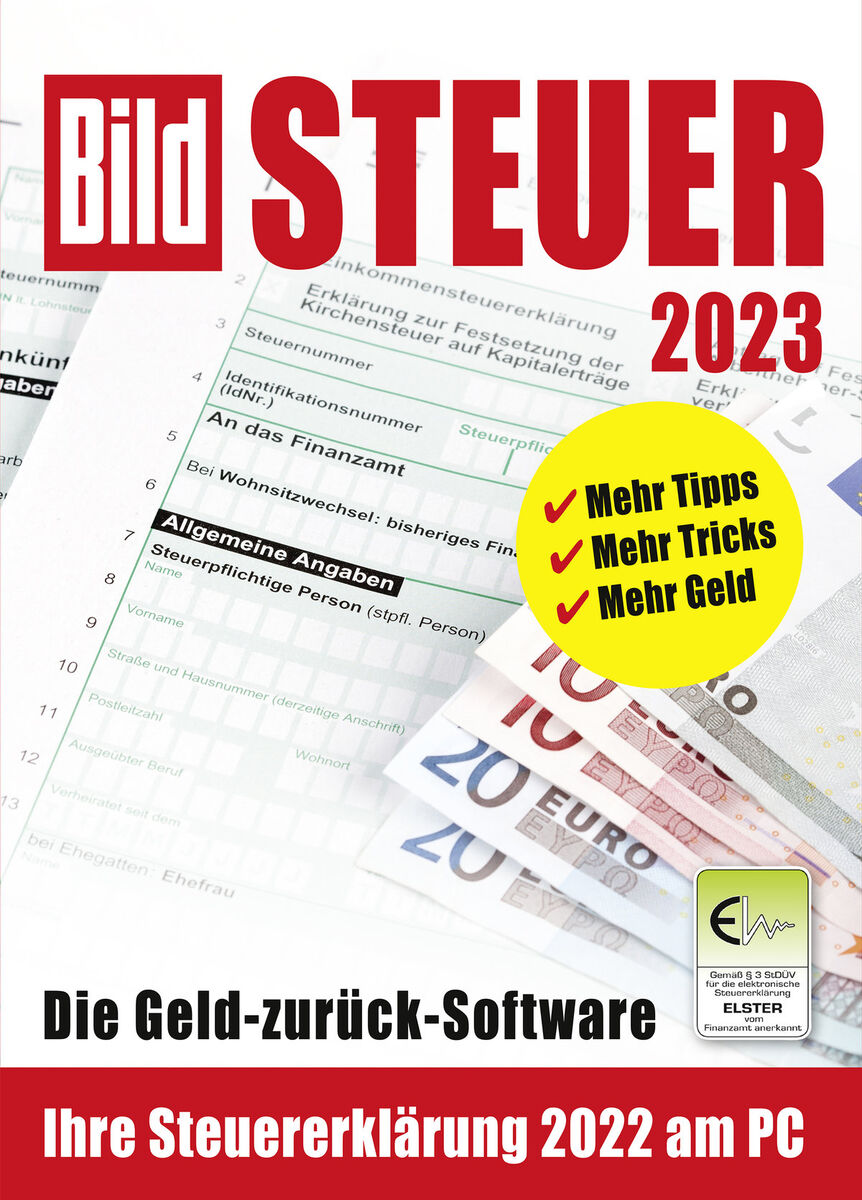 WISO Steuer 2023 – Steuererklärung Für 2022, Inkl. Updates, ELSTER, Für PC/Mac/Smartphone