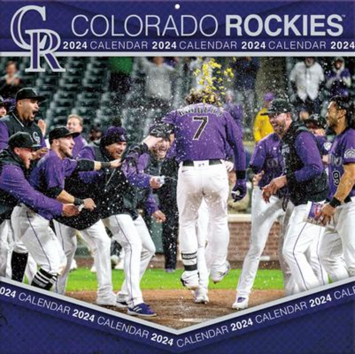 'Colorado Rockies 2024 12x12 Team Wall Calendar' 'Englische Bücher'