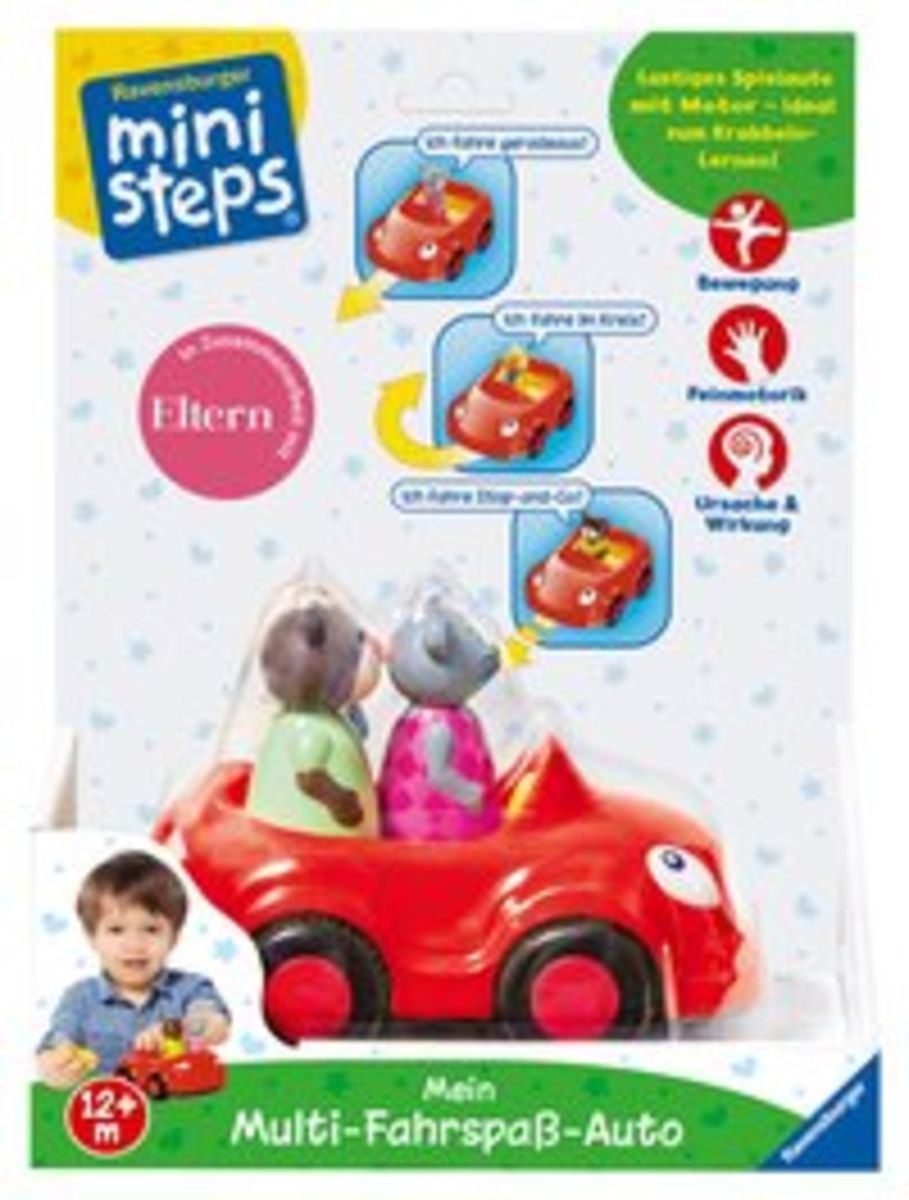 RAVENSBURGER MINISTEPS 4158 Klingel-Häschen, Greifling Und Kuscheltier Baby 176896149723