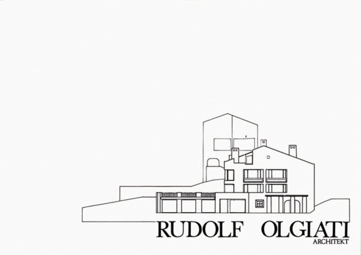 洋書 RUDOLF OLGIATI / BAUEN MIT DEN SINNEN Rudolf Olgiati: Bauen mit den Sinnen by Ursula Riederer