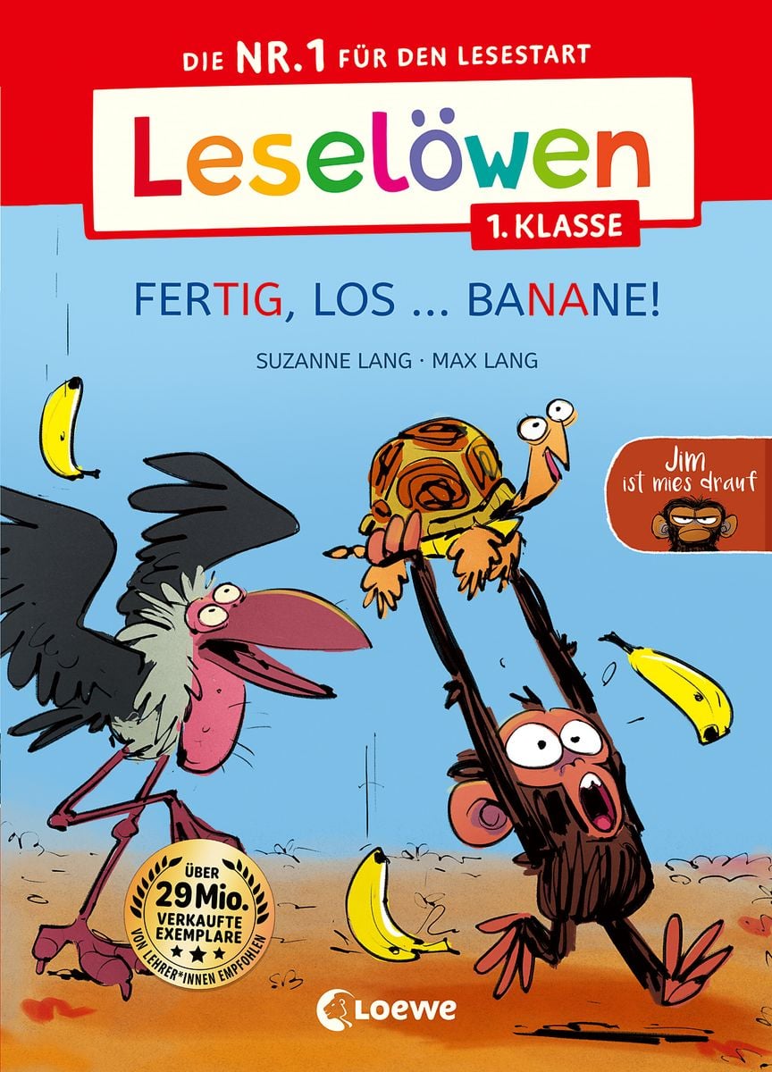 'Leselöwen 1. Klasse - Jim ist mies drauf - Fertig, los Banane