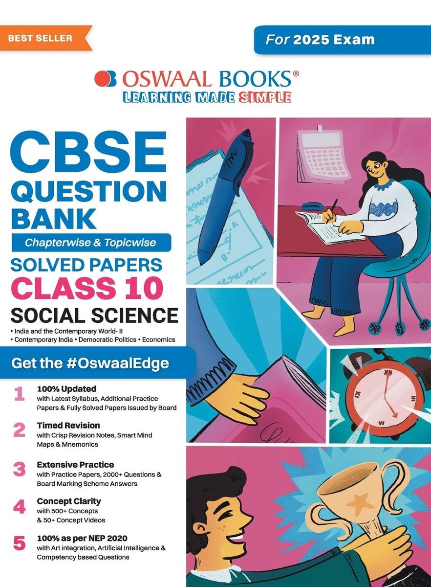 Oswaal Cbse Question Bank Class 10 Social Science Chapterwise And Topicwise Solved Papers For 6437