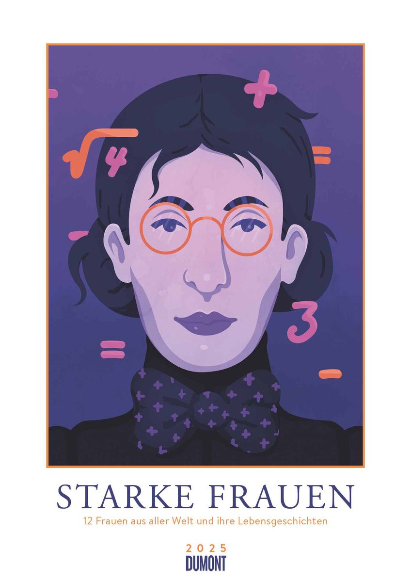 'Starke Frauen 2025 - Wandkalender - mit 12 Porträts und Biografien - Hochformat A3 29,7 x 42 cm 