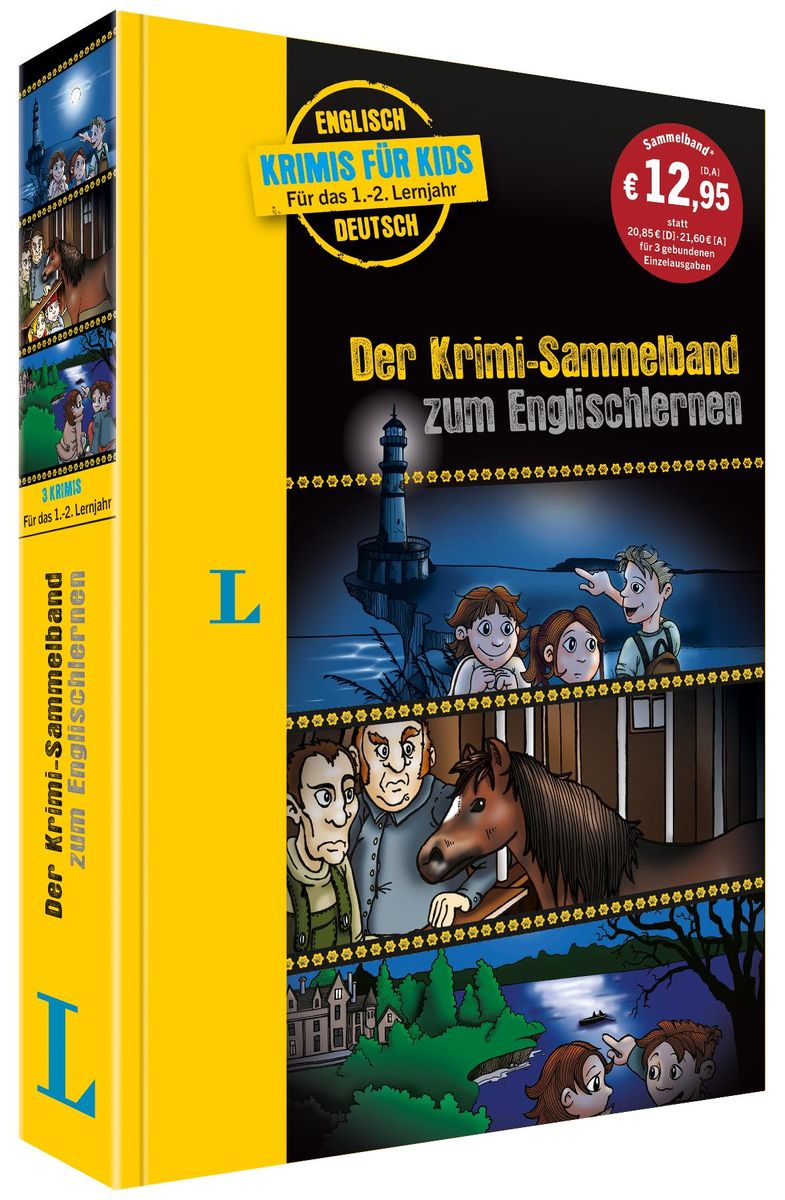 Englische Krimis Leicht Zu Lesen 'Langenscheidt Krimis für Kids - Der Krimi-Sammelband zum