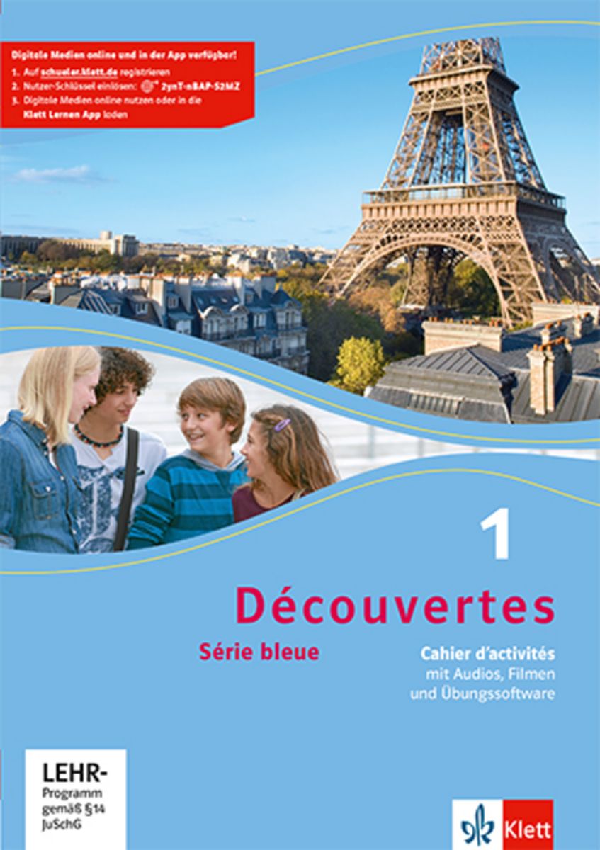 Découvertes Série bleue 1. Cahier d'activités mit Audios, Filmen und