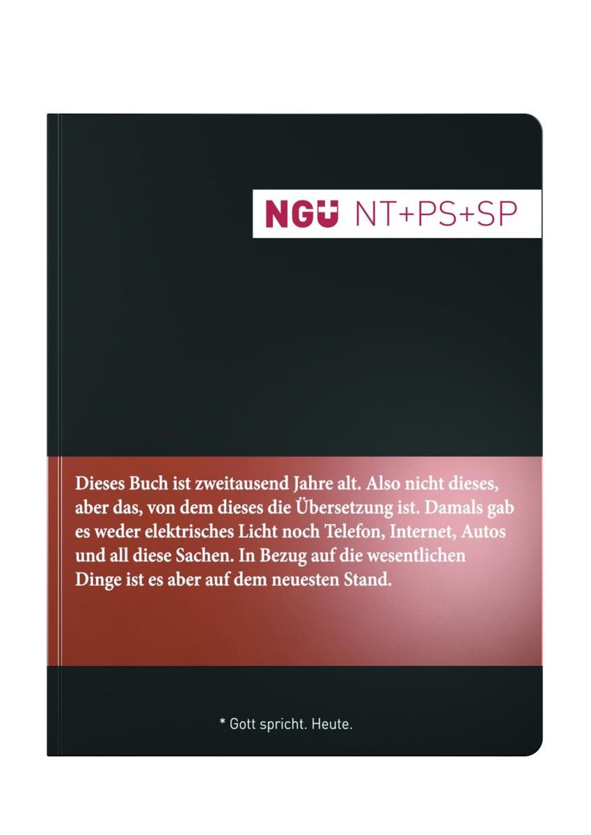 'Neue Genfer Übersetzung (NGÜ) Neues Testament mit Psalmen und
