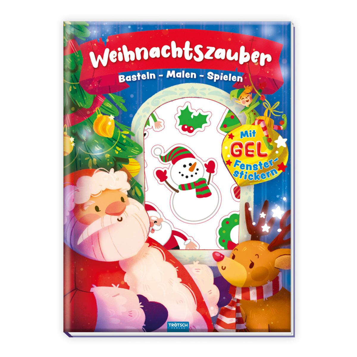 Trötsch Stickerbuch: Adesivi Glitterati Con Animali! Oltre 300 Sticker Per Creare Immagini Splendenti. Per Bambini.