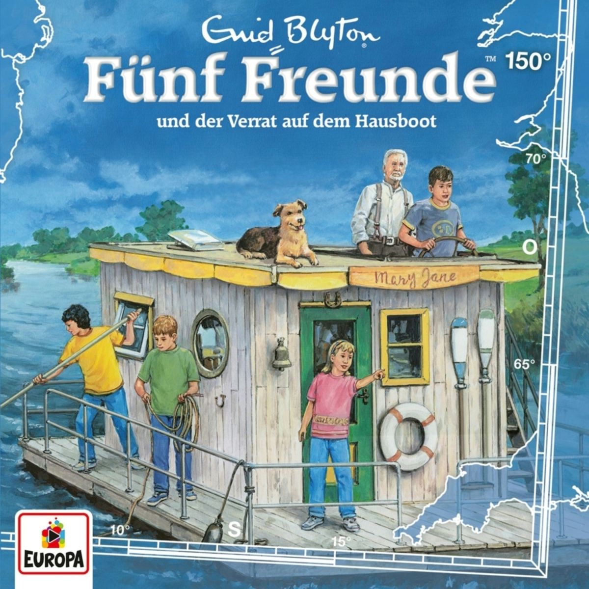 Fünf Freunde 150: und der Verrat auf dem Hausboot\' von \'Enid Blyton\' -  Hörbuch