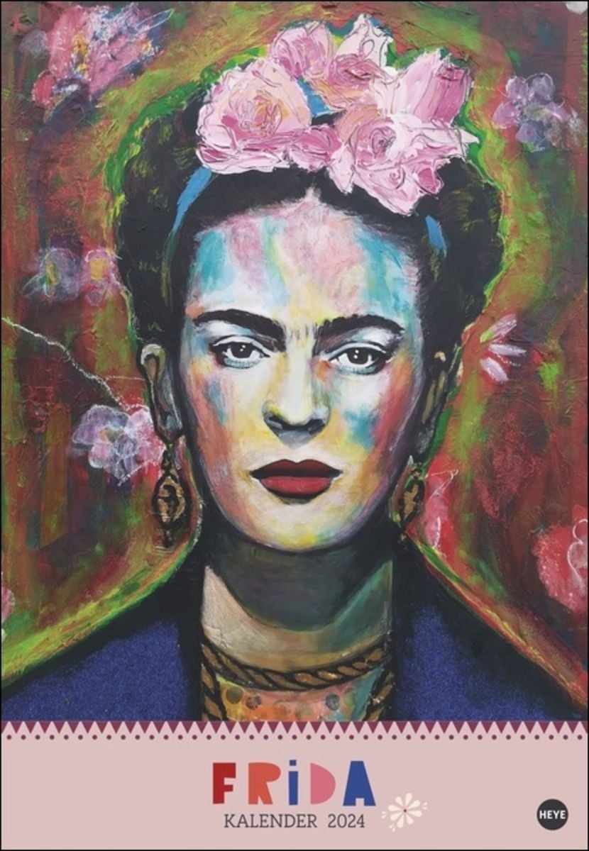 'Frida Posterkalender 2024. Posterkalender mit ikonischen Motiven der