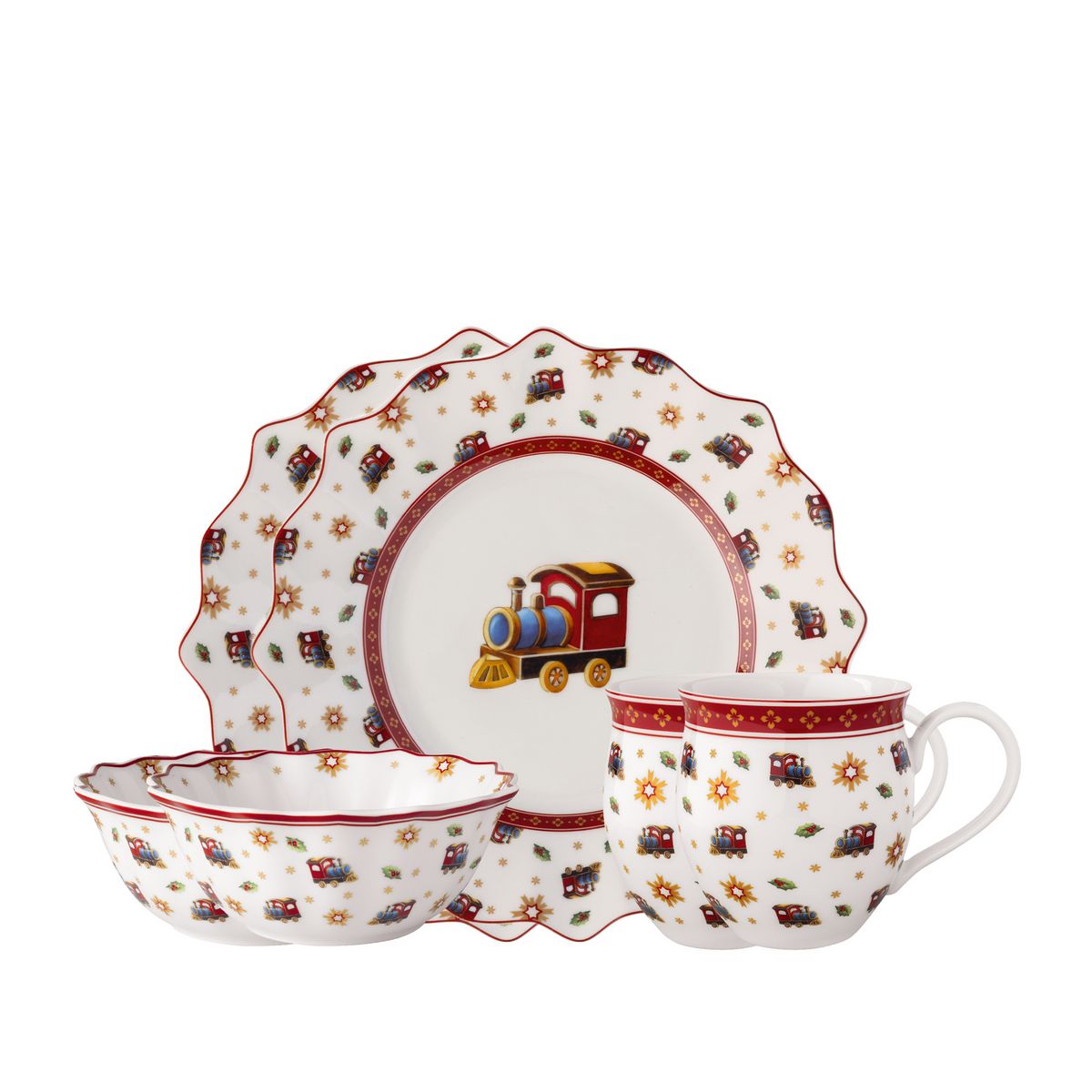 Villeroy & Boch Toy's Delight Frhstcks-Set fr 2 Lokomotive, 6tlg. kaufen