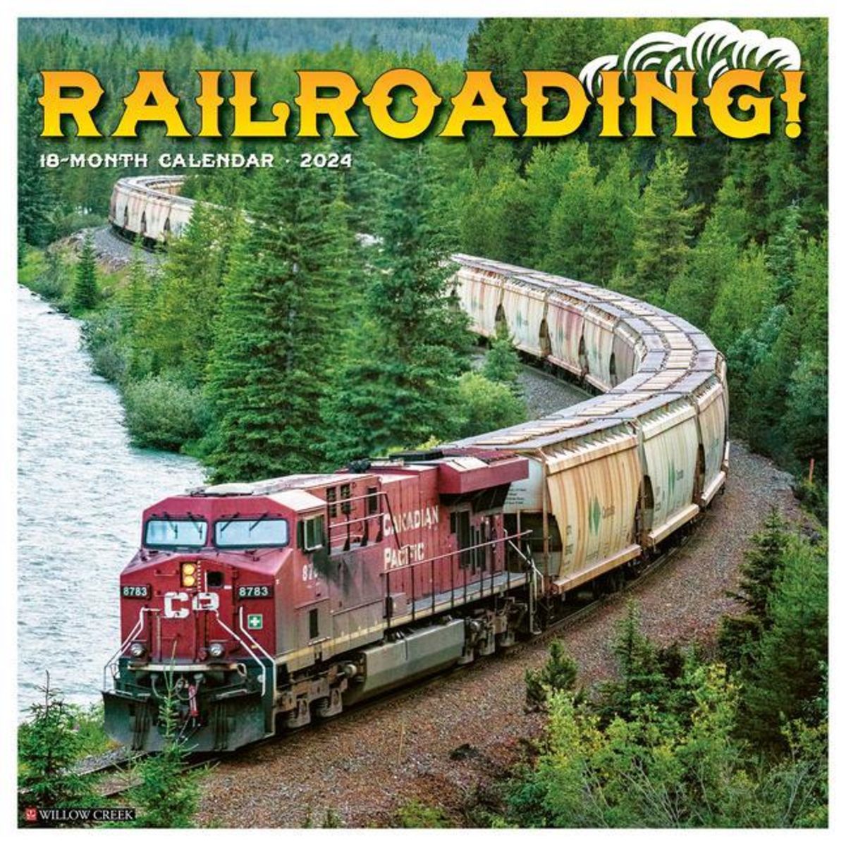 'Railroading 2024 12 X 12 Wall Calendar' - 'Englische Bücher'