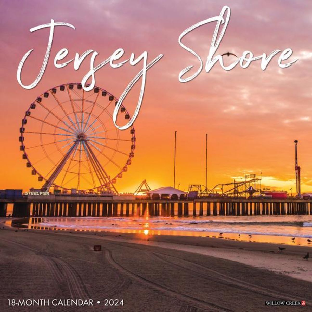 'Jersey Shore 2024 12 X 12 Wall Calendar' 'Länder & Städte'