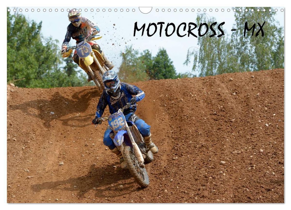 'Motocross MX UKVersion (Wall Calendar 2025 DIN A3 landscape