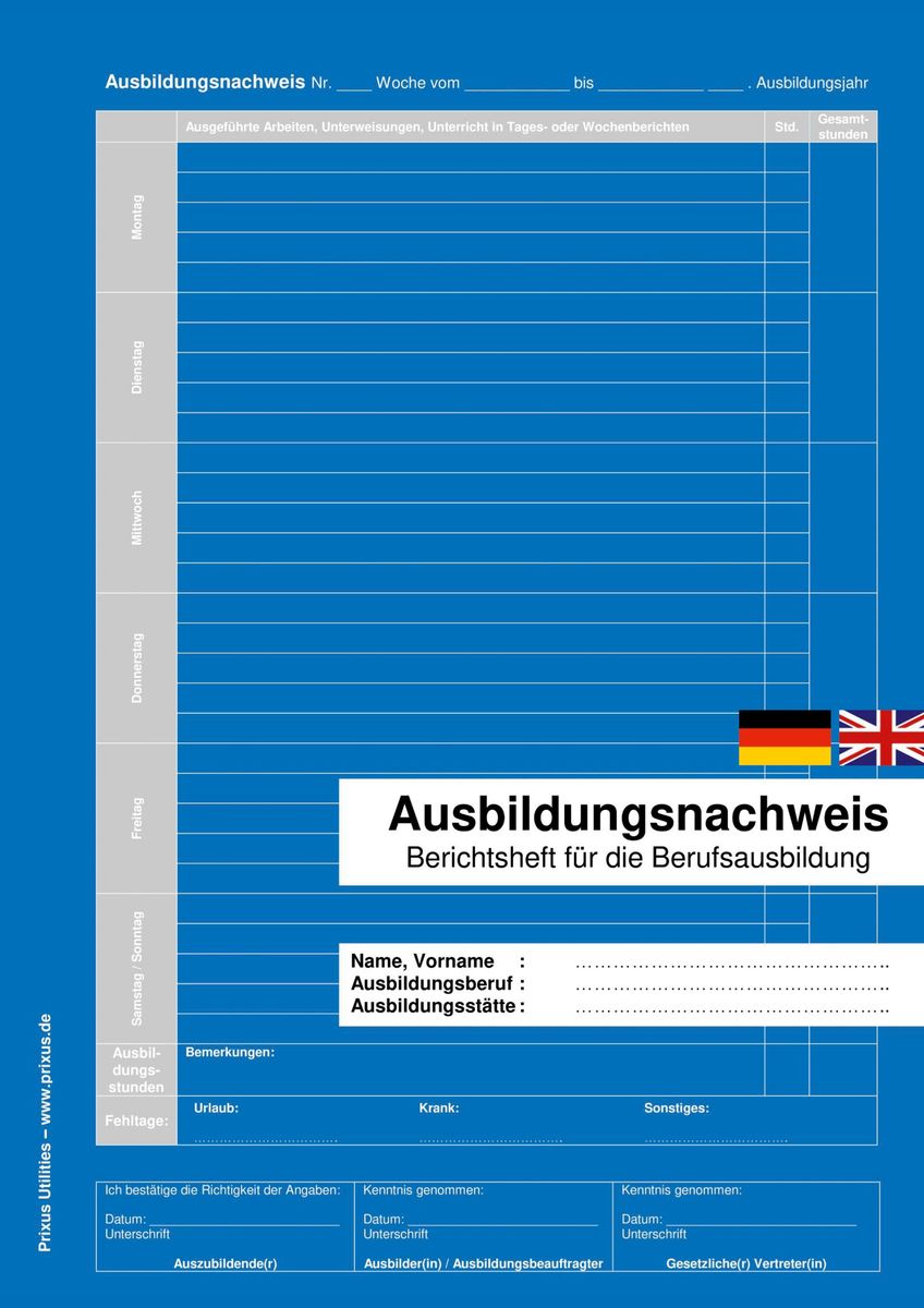 Ausbildungsnachweis - Buch | Thalia