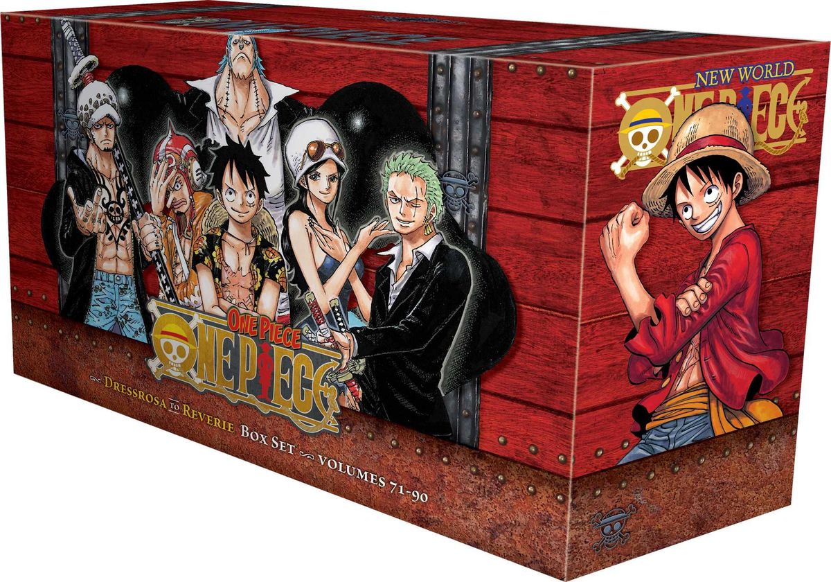 One Piece Manga Box Set 4 Dressrosa & popular Reverie Volumes 71-90