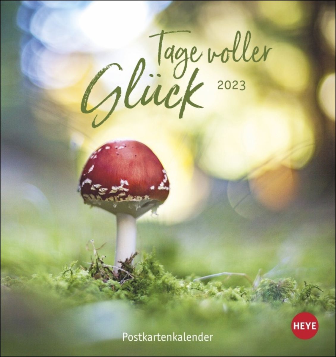 Tage voller Glück Postkartenkalender 2023 Athesia Thalia