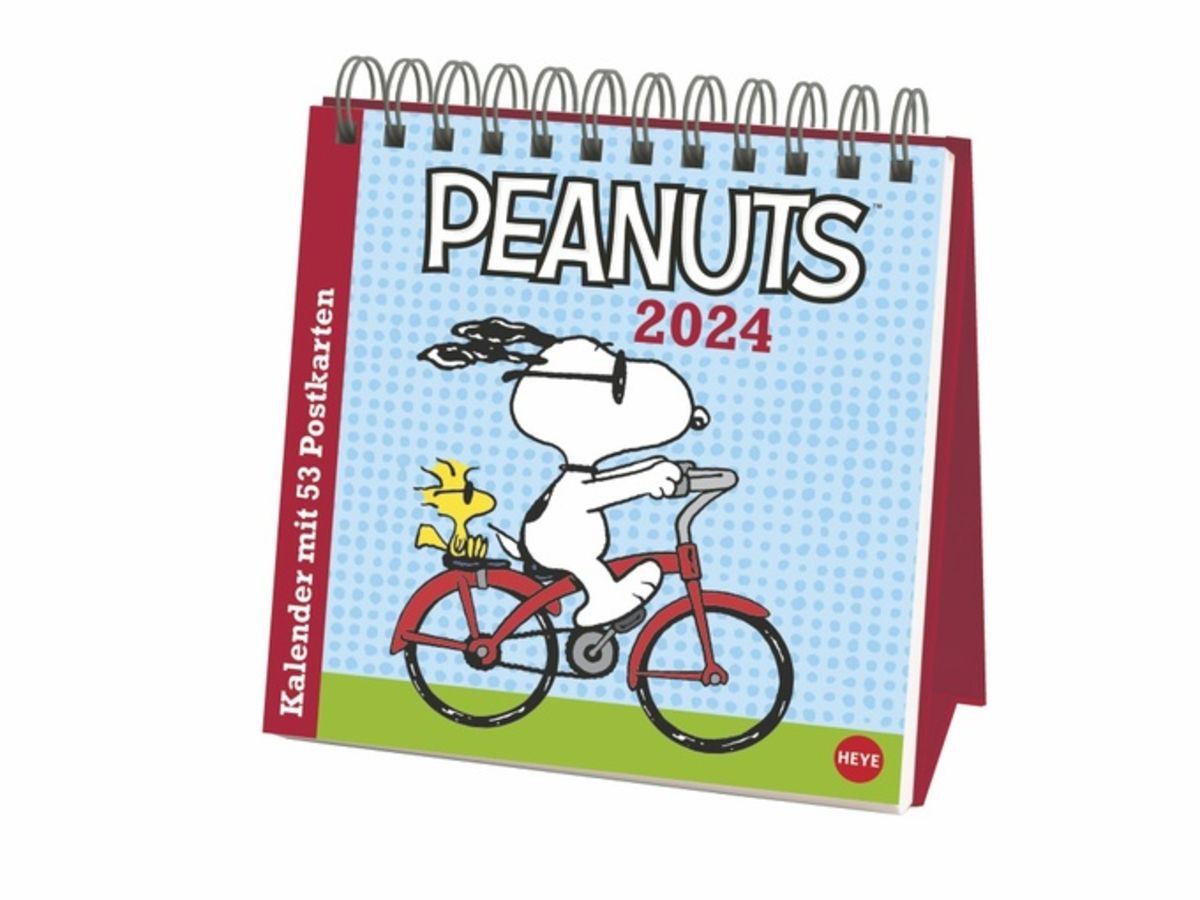 'Peanuts PremiumPostkartenkalender 2024' 'Athesia'
